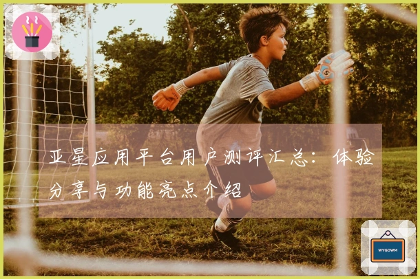 亚星应用平台用户测评汇总：体验分享与功能亮点介绍