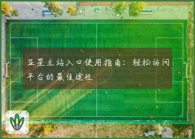 亚星主站入口使用指南：轻松访问平台的最佳途径